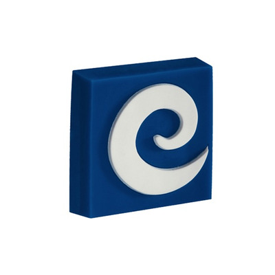 Urfic Siro Blue Square & Gold Star Cabinet Knob - H155-40RU11 BLUE SQUARE / SWIRL