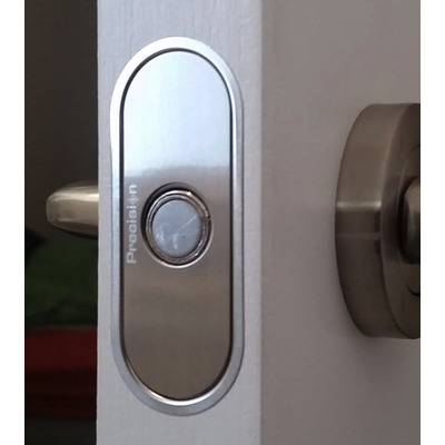 Excel Hardware Precision Bolt Through Magnetic Tubular Latch (60mm Backset), Brushed Stainless Steel - AM60 MAGNETIC TUBULAR LATCH - BRUSHED STAINLESS STEEL