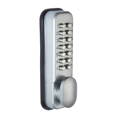 Access Hardware Digital Lock With Mechanical Keypad, Satin Chrome - L9001SC SATIN CHROME