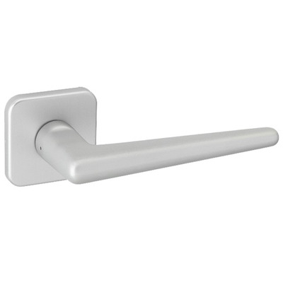 Urfic Saturn Easy Click Door Handles On Rose, Satin Anodised Aluminium - 5600-5235-P1ec (sold in pairs) SATIN ANODISED ALUMINIUM