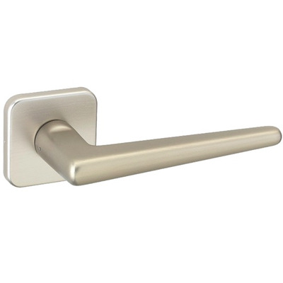 Urfic Saturn Easy Click Door Handles On Rose, Stainless Steel Effect - 5600-5235-P5ec (sold in pairs) STAINLESS STEEL EFFECT