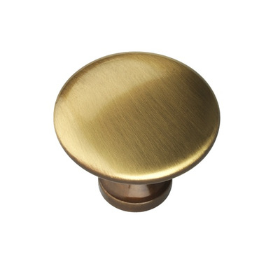 Urfic Smooth Cabinet Knob, Bronze Brass - 653-03 BRONZE BRASS