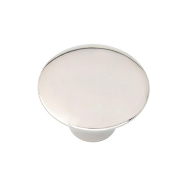 Urfic Domed Cabinet Knob, Brilliant Nickel - M1-35-04 BRILLIANT NICKEL
