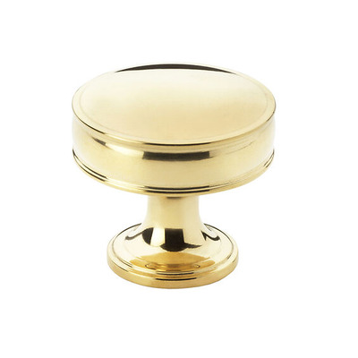 Alexander & Wilks Lynd Cupboard Knob (32mm OR 38mm), Unlacquered Brass - AW808-UB UNLAQUERED BRASS - 38mm