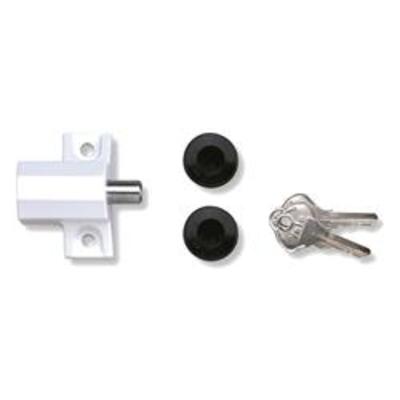 Yale P114 Patio Door Lock  - P-114-WE 1 lock & 2 keys