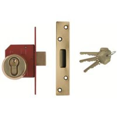 Union BS3621:2007 Euro Deadlock Complete Lockset  - 79.5mm