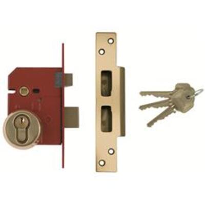 Union BS3621:2007 Euro Sashlock Complete Lockset  - 79.5mm (3")
