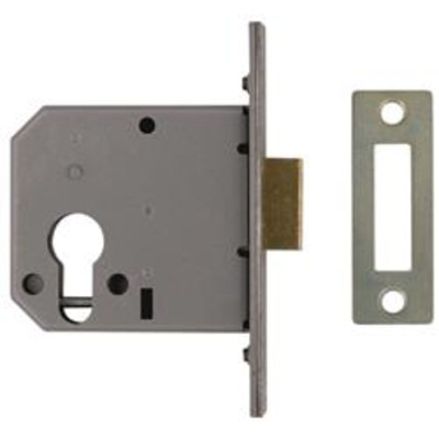 Union L2169 Euro Small Case Deadlock  - 65mm (2 &frac12;")