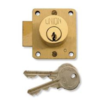 UNION 4110 Cylinder Straight Cupboard Lock - 50mm PL KD Bagged