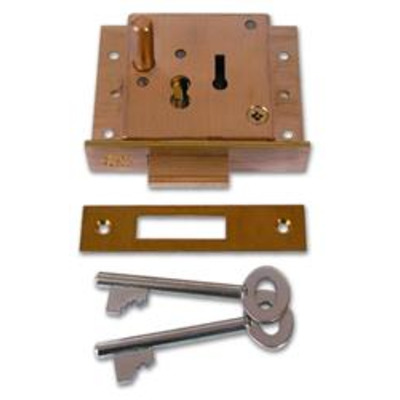 WILLENHALL LOCKS CT5/X35 Push Button Till Lock - 70mm SB N/A Boxed