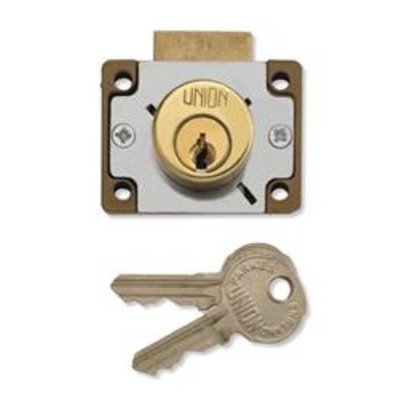 UNION 4147 Cylinder Cupboard / Drawer Lock - 44mm PL KD Bagged