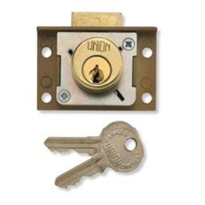UNION 4137 Cylinder Cupboard / Drawer Lock - 50mm PL KD Bagged