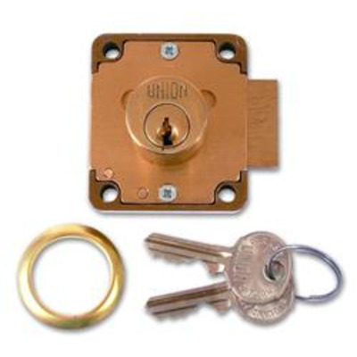 UNION 4106 Cylinder Straight Cupboard Lock - 50mm PL KD Bagged