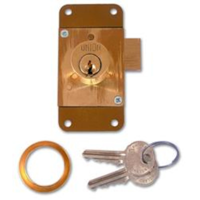 UNION 4143 Cylinder Straight Cupboard Lock - 75mm PL KD Bagged