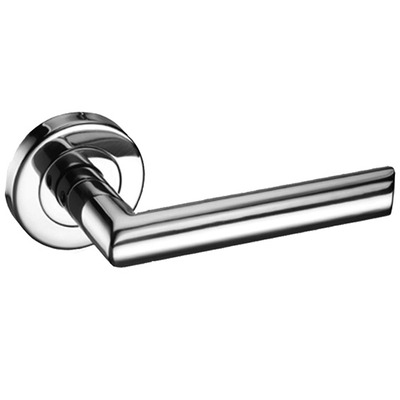 Access Hardware B14 - Polished Stainless Steel Door Handles - B14 (sold in pairs) POLISHED FINISH