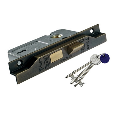 Eurospec Rebated 2 Lever Sash Locks - Various Finishes - LSE5225REB 64mm (2.5 INCH) SILVER FINISH