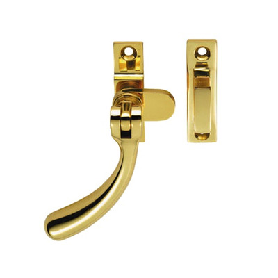 Carlisle Brass Bulb End Casement Window Fasteners, Polished Brass - WF11 POLISHED BRASS - FOR STANDARD WINDOWS