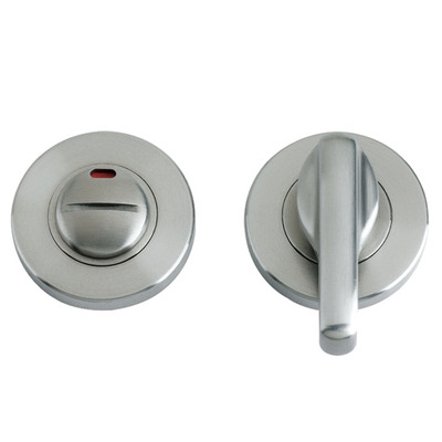 Zoo Hardware ZPS Disabled Bathroom Turn & Release With Indicator, Satin Stainless Steel - ZPS006ISS SATIN STAINLESS STEEL