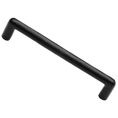 M Marcus Round Cabinet Pull Handle (96mm, 128mm, 160mm OR 192mm C/C), Matt Black Rustic Iron - FB331 MATT BLACK RUSTIC IRON - 96mm C/C