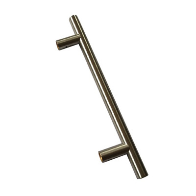 Excel Guardsman 19mm Diameter Grade 304 Bolt Fix Pull Handle (225mm, 300mm, 450mm Or 900mm C/C), Satin Stainless Steel - XL3820 SATIN STAINLESS STEEL - 600mm x 19mm (450mm C/C)