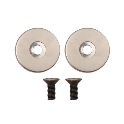 Excel Rose Pack To Suit 25mm & 32mm Diameter Guardsman Pull Handles, Satin Stainless Steel - XL3839 SSS ROSES TO SUIT 25mm & 32mm DIAMETER PULLS 50mm x 5mm