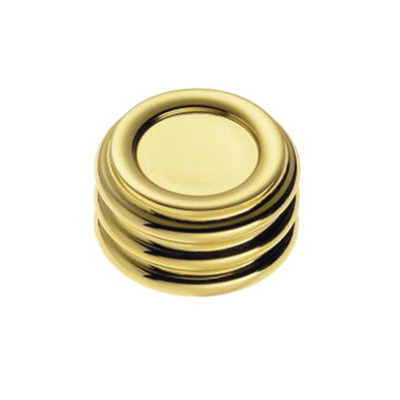 Croft Architectural Rutland Cupboard Door Knob, 32mm, *Various Finishes Available - 5104 POLISHED BRASS