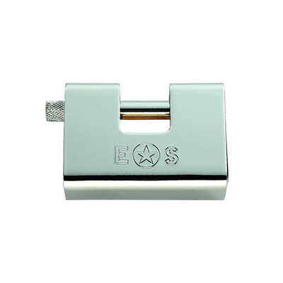 Eurospec Closed Shackle Armoured Steel Brass Padlock, 80mm (Keyed To Differ) - CYPLB3080ZP/BP KEYED TO DIFFER (GRADE 5) - 80mm