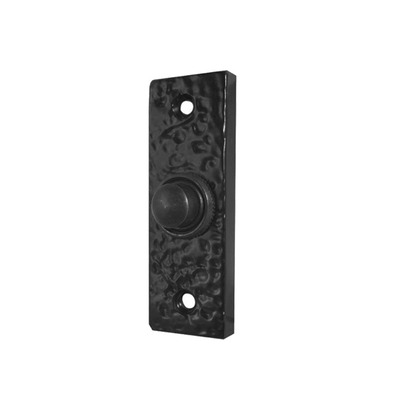 Frelan Hardware Rectangular Bell Push (76mm x 25mm), Black Antique - JAB118 BLACK ANTIQUE