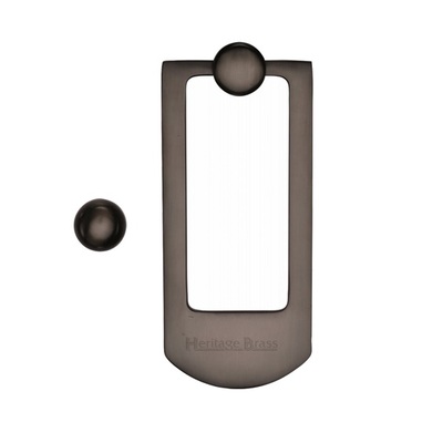 Heritage Brass Contemporary Door Knocker, Matt Bronze - K1320-MB MATT BRONZE