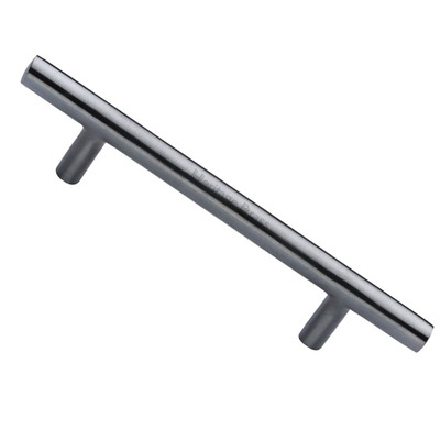 Heritage Brass T Bar Design Cabinet Pull Handle (101mm, 128mm, 160mm OR 203mm C/C), Satin Chrome - C0361-SC SATIN CHROME - 101mm C/C