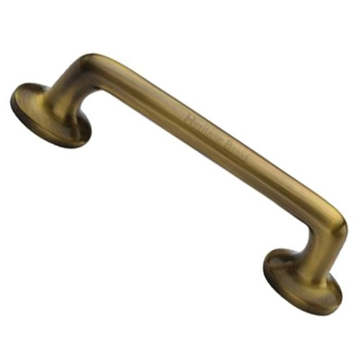 Heritage Brass Traditional Design Cabinet Pull Handle (96mm, 152mm, 203mm OR 256mm C/C), Antique Brass - C0376-AT ANTIQUE BRASS - 96mm C/C