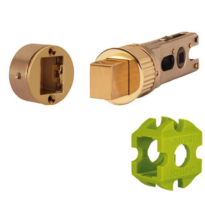 Excel Jigtech 3 Inch Smartbolt (Bolt Through), Polished Brass Finish - JTL4423 SMARTBOLT 75MM (3 INCH) POLISHED BRASS FINISH