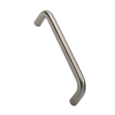 Eurospec D Pull Handles (Various Sizes), Satin Stainless Steel - PAD/PFD/PBD/PCD/SSS SATIN FINISH - 450mm c/c - Bar 30mm Dia. (DDA COMPLIANT)