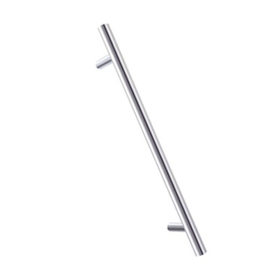 Consort 35mm Diameter T-Bar Bolt Through Pull Handles, (Various Sizes), Polished Or Satin Stainless Steel Finish - CHEP390 POLISHED FINISH - 1070mm (900mm c/c)