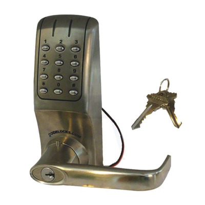 Codelocks CL5010 Battery Operated Digital Lock, Stainless Steel - L14148 STAINLESS STEEL