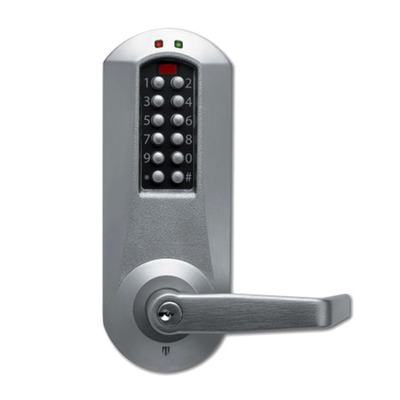 KABA E-Plex 5000 Battery Operated Digital Lock, Satin Chrome - L14628 SATIN CHROME