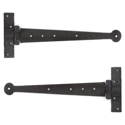 From The Anvil Penny End T-Hinge (Various Sizes), Beeswax - 33188 (sold in pairs) 9" T-HINGE (PAIR), BEESWAX