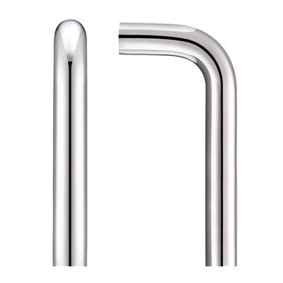 Zoo Hardware ZCSD Architectural D Pull Handle (19mm Bar Diameter), Polished Stainless Steel - ZCSD150BP POLISHED STAINLESS STEEL - 19mm x 425mm c/c