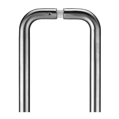 Zoo Hardware ZCS2D Contract Back To Back Pull Handles (19mm Bar Diameter), Satin Stainless Steel - ZCS2D225BSBB SATIN STAINLESS STEEL - 19mm x 300mm c/c