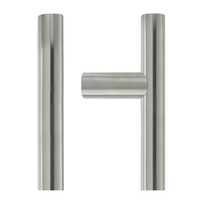 Zoo Hardware ZCS2G Contract Guardsman Pull Handle (19mm or 22mm Bar Diameter), Satin Stainless Steel - ZCS2G300BS SATIN STAINLESS STEEL - 19mm x 300mm c/c