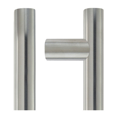 Zoo Hardware ZCS2G Contract Guardsman Pull Handle (30mm Bar Diameter), Satin Stainless Steel - ZCS2G600ES SATIN STAINLESS STEEL - 30mm x 1600mm c/c