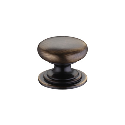 Zoo Hardware Fulton & Bray Victorian Cupboard Knob, Florentine Bronze - FCH01FB FLORENTINE BRONZE - 32mm