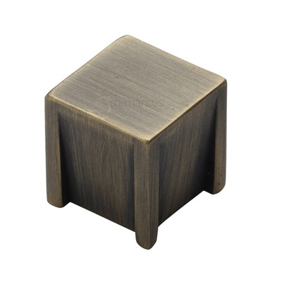 M Marcus Podium Industrial Cabinet Knob, Distressed Brass - VF359 25-DB DISTRESSED BRASS