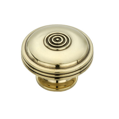 Spira Brass Bloxwich Cupboard Door Knob (30mm OR 40mm), Aged Brass - SB2303AB AGED BRASS - 30mm