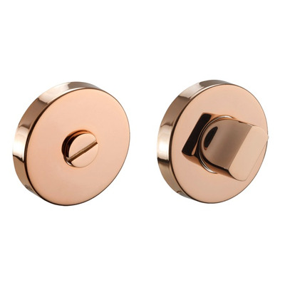 Access Hardware Bathroom Turn & Release, Polished Copper Finish - A9010PCU POLISHED COPPER FINISH