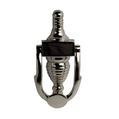 Cardea Ironmongery Cavendish Reeded Urn Door Knocker, Polished Nickel - AX006PN POLISHED NICKEL
