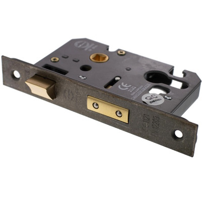Atlantic Euro Cylinder Mortice Sash Lock (2.5 Inch OR 3 Inch), Distressed Silver - ALKSASHE25DS 76mm (3 INCH) DISTRESSED SILVER