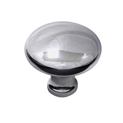 Prima Bun Cupboard Door Knobs (32mm Or 38mm), Polished Chrome - BC2007 POLISHED CHROME - 38mm