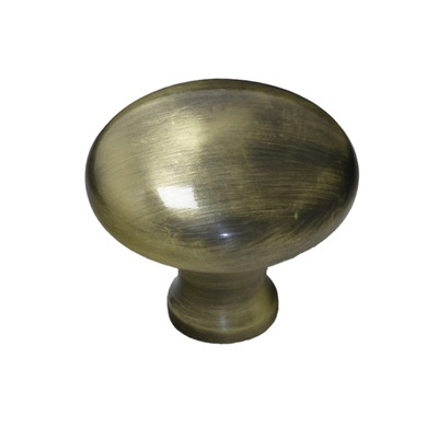 Prima Bun Cupboard Door Knobs (32mm Or 38mm), Antique Brass - XL2007 ANTIQUE BRASS - 32mm