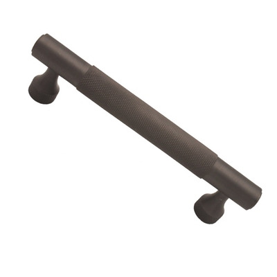 Spira Brass Knurled Cupboard Pull Handle (130mm, 225mm OR 320mm C/C), Gunmetal Grey - SB2413GG GUNMETAL GREY - 225mm c/c
